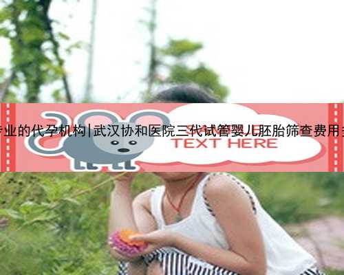 武汉专业的代孕机构|武汉协和医院三代试管婴儿胚胎筛查费用多少？